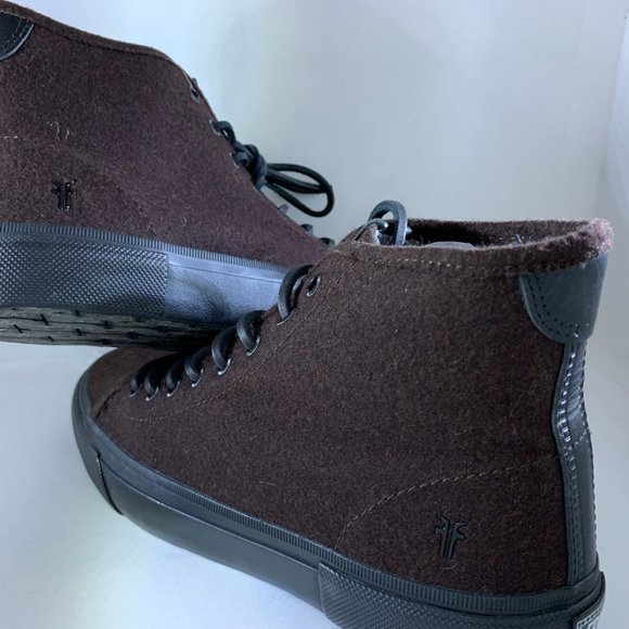 Frye Ludlow High Top Fashion Sneaker - Wine color - Picture 5 of 7